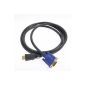 HDMI to VGA Male Adapter Converter Cable Compact Adapter New (Electronics)