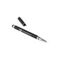 Decrescent 2 in 1 Universal Capacitive Stylus & Pen for Capacitive touch screens and tablet PCs incl. Apple iPad 1, 2, 3, 4 (Retina Display) & Mini, Samsung Galaxy Tab, Tab2 & Note 10.1 & 8.0, BlackBerry PlayBook, Google Nexus 7 & 10 and more - Black (Electronics)