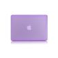 JAMMYLIZARD | Shell Transparent Ultra Slim Hard Case for MacBook Air 13-inch, LILA (Personal Computers)