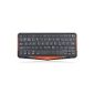 DONZO® IBK-01 Universal Mini BT v3.0 Bluetooth keyboard (German keyboard layout, QWERTY) keyboard suitable for Smartphone | Smart TV | Laptop / PC | almost all devices and mobile phones!  - Black (Electronics)
