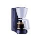 Melitta M 720-1 / 10 Single5 coffee filter machine -Glaskanne with cup scaling -Tropfstopp blue (household goods)