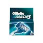 Gillette Mach3 blades system, 4 magazine (Personal Care)