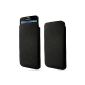 Keib Genuine Leather Case Samsung Galaxy S5 Black Extra Slim (Electronics)