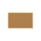 5 Star 915552 cork board with wooden frame 40x30cm brown Cork / wood (office supplies & stationery)