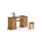 Mexico Furniture Desk + stool in Mexico style, pine massive