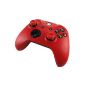 Pandaren handful of soft silicone protective cover skin for Controllers XBOX ONE prevent bumps and scratches (red) + thumb handle grip cap x 2 (Video Game)