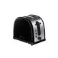 Russell Hobbs 21293-56 Legacy Black toaster, toast technology, 6 browning levels (household goods)