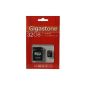 Gigastone microSDHC Memory Card with SD adapter - Class 4 - 32GB