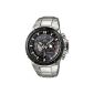 Casio - EQW-A1000DB-1AER - Building - Men's Watch - Quartz Analog - Black Dial - Silver Bracelet (Watch)