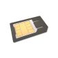 Akord - MICRO SIM Adapter Converter - NEW DESIGN - ** NO STICKER NEEDED ** for iPHONE 4 4S iPAD iPAD2 - CLICK-IN Technology (Electronics)