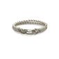 Bliss Republic - 60160103 - Bracelet - Steel - White Leather 21 cm (Jewelry)