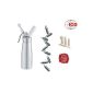 Siphon brand ICO Chantilly Professional-foams and creams - Hot and Cold - Body and Head Aluminium - 500 ML + 10 cartridges ICO brand (Kitchen)
