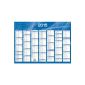 QUO VADIS Civil Calendar 2016 bank blue size 135 x 180 mm (Office Supplies)