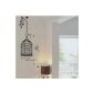 BestOfferBuy - Wall Decal Illustrated by the image of a Bird In Cage (decal) JM8218 (Kitchen)