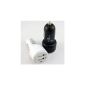 A-discovery - Cigarette Lighter Car Charger Black / White Black (Electronics)