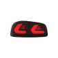 Dectane LED Tail Lights VW Touareg RV42LBRS carDNA Lightbar, black, red, smoke (Automotive)