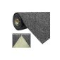 Grass carpet artificial grass with knobs anthracite, Select Size: 400 x 150 cm