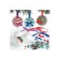 Set of 3 Christmas ball with sequins kits for children to decorate and hang on Christmas trees (Toy)