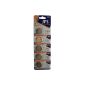 BLISTER OF 5 BATTERY CR2016 3V LITHIUM BATTERIES BUTTON ULTRA LONG TERM (Health and Beauty)