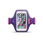 Shocksock Elastic Armband Sport Armband for iPhone 6 Case - Purple / Pink (Electronics)