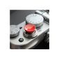 Release button in red (concave 10mm) Metal for Leica, Fuji X100, x100s, x100t, x10, x20, x30, X-Pro1 & X-E1,2 and all cameras with cable release thread, within 24 hours of ordering (Electronics )