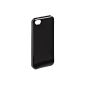 AmazonBasics TPU Protective Case with Screen Protector for iPhone 5 (Black) (Wireless Phone Accessory)