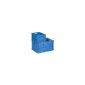 Folding box 60 l, closed, blue (Office supplies & stationery)