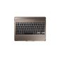 Samsung Tab S - Keyboard Cover - Bluetooth keyboard and holder, bronze - EJ CT800MAEGDE (Accessories)