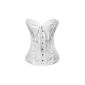 BSLINGERIE® brocade corset corsage flower trim bustiers Multicolor (Textiles)