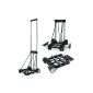 JOM 10085 Transport Trolley, Hand Truck, Porters up to 30 kg with telescopic handle, height 92cm, including strap