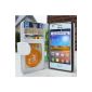 youcase - LG Optimus L5 E610 Flip Case Cover Wallet wallet debit card Klapptasche magnetic white (Electronics)