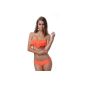 Zicac Ladies Sexy Push Up Bikini Swimsuit Swimwear Bikini Sets with Quast, padded cups and incorporated gain a great décolleté (Textiles)