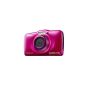 Nikon Coolpix S32 Digital Camera (13 Megapixel, 3x optical wide-angle zoom, 6.7 cm (2.7 inch) LCD monitor, full HD video function, creative effects, waterproof, shockproof) pink (electronics)