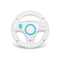 SODIAL (R) SPORTS STEERING WHEEL Wheel WHITE NINTENDO FoR Wii MARIO KART RACING CONSOLE wheel (Personal Computers)