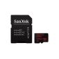 SanDisk SDSDQUAN-128G-G4A Ultra Android 128GB microSDXC Class 10 memory card (UHS-I, incl. SD adapter, up to 48MB / s read) (Personal Computers)