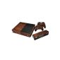 Xbox ONE Design foil for console + 2 Controller + Camera Sticker Skin Set - Wood VII (Electronics)