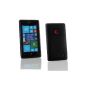 Me Out Kit FR TPU Gel Case for Nokia Lumia 520 - black frost printing (Wireless Phone Accessory)