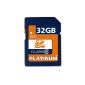 Platinum SDHC Memory Card Class 6 32GB (Accessory)