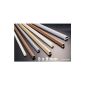 1m cable channel 8x9mm (inside) Self-adhesive (connectors available), color: brown