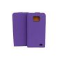 Rocina Premium Flip Case Cover for Samsung i9105 in purple Galaxy S2 Plus (Electronics)
