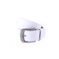 Dondon 4 cm wide leather belts white