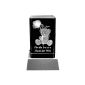 Kaltner presents mood lighting LED candle 3D Laser Crystal Block Teddy Rose BEST MAMI (household goods)