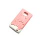 Zehui Hard Case Cover for Samsung Galaxy S2 SII i9100 Bumper Case Housing Cover Pink + White Ice (Electronics)