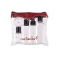Danielle - 479 - Travel Kit - 7 Empty bottles for liquids and Make Soap 1x 100ml, 60ml 1x, 1x 50ml, 1 x 60ml Spray, 1 x Cosmetic Tube (Health and Beauty)