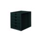 HAN 1450-13 Drawer system box, 5 closed drawers, for C4, 275 x 320 x 330 mm, black (Office supplies & stationery)
