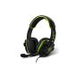Advance MIC-G708 Gaming Headset Microphone for PC Black (Personal Computers)