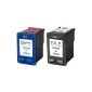 Set printer cartridges compatible for HP 21XL + 22XL 21 XL 22 XL (Office supplies & stationery)