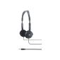 JVC HA L 50 B Extra lightweight headphones - foldable design (Electronics)