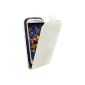 mumbi Premium Genuine Leather Flip Case Samsung Galaxy S3 Case Cover - leather case Galaxy S III Cover (Electronics)