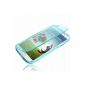 TPU Flip Case translucent blue / light blue for Samsung Galaxy S4 / GT-I9500 by AQ Mobile (Electronics)